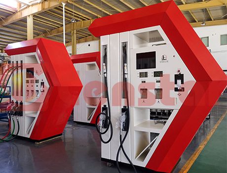 Censtar Unit-combination Fuel Dispenser At Sinopec Gas Station Stand out with a new image